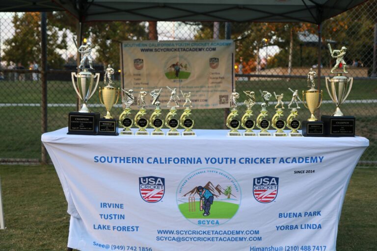 SCYCA Labor Day Junior Cricket Tournament Awards lined up